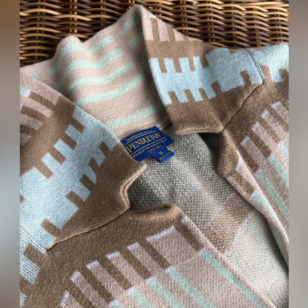 PENDLETON retro vintage grandpa cardigan